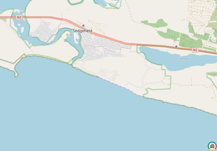 Map location of Cola Beach